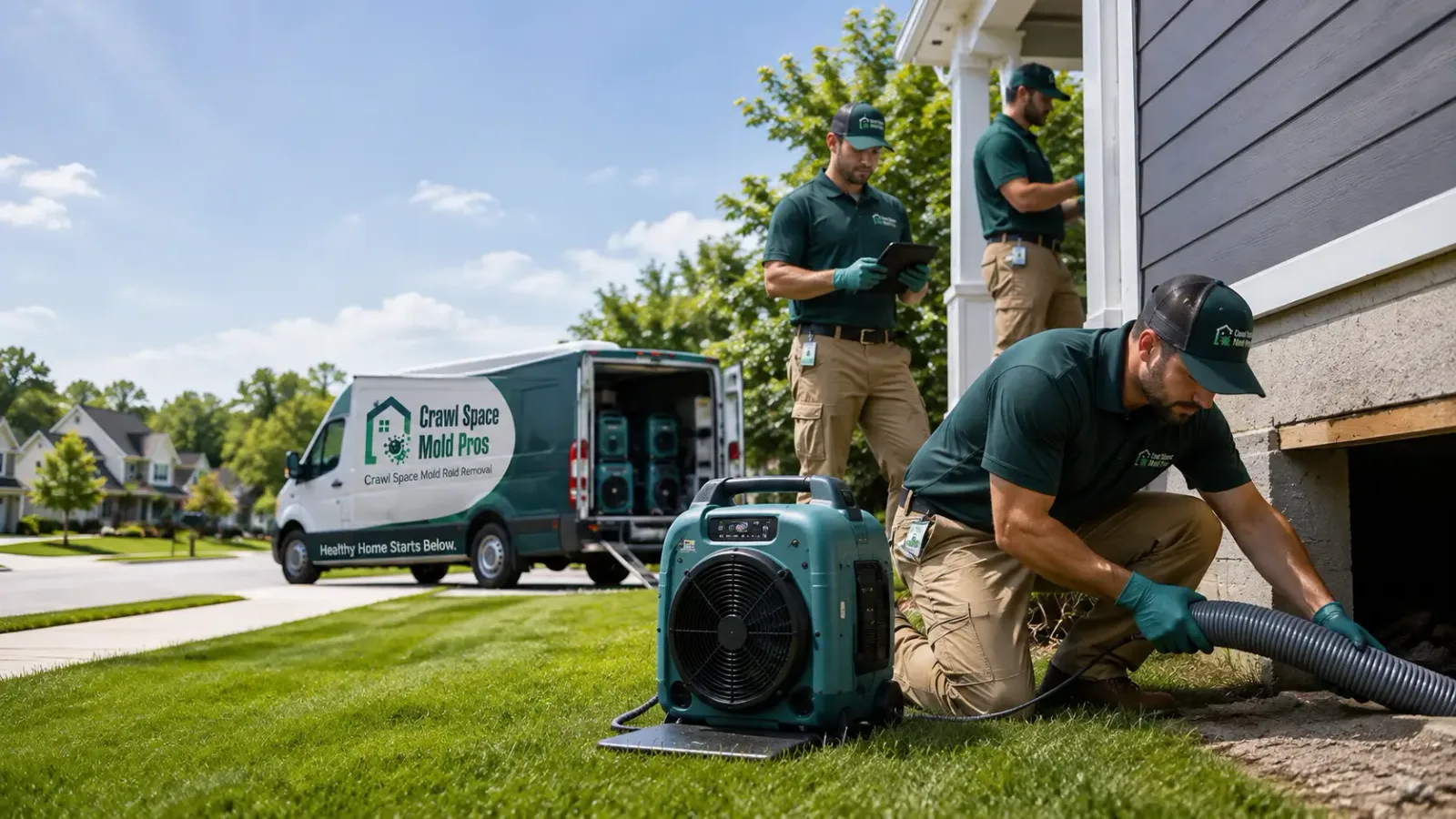 Crawl Space Mold Removal in Gackle, ND